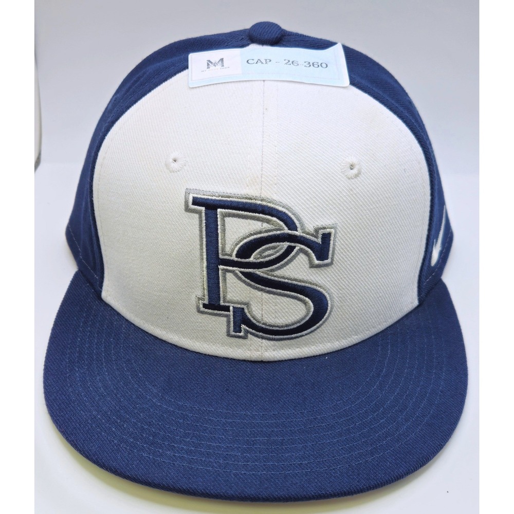 Nike Dri-FIT Penn State Nittany Lions Fitted Hat 7 3/8 Navy White PS Logo 358537